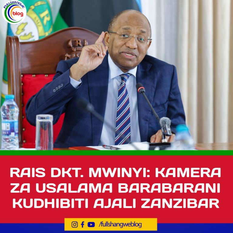 RAIS DKT. MWINYI: KAMERA ZA USALAMA BARABARANI KUDHIBITI AJALI ZANZIBA