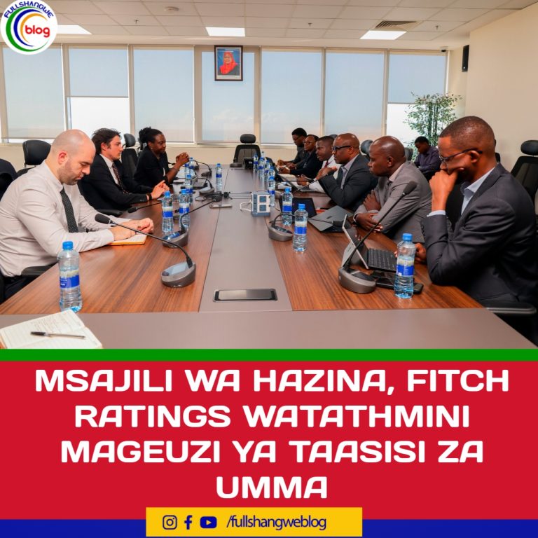MSAJILI WA HAZINA, FITCH RATINGS WATATHMINI MAGEUZI YA TAASISI ZA UMMA