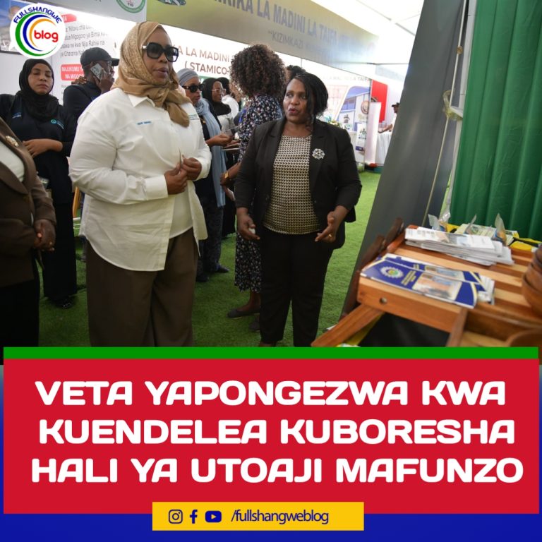 VETA YAPONGEZWA KWA KUENDELEA KUBORESHA HALI YA UTOAJI MAFUNZO