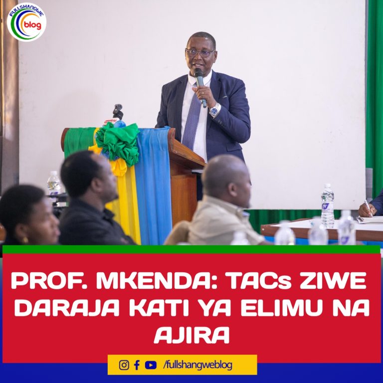 PROF. MKENDA: TACs ZIWE DARAJA KATI YA ELIMU NA AJIRA