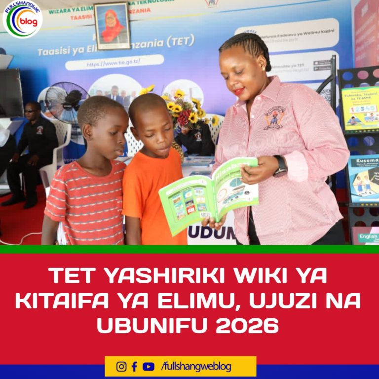 TET YASHIRIKI WIKI YA KITAIFA YA ELIMU, UJUZI NA UBUNIFU 2026