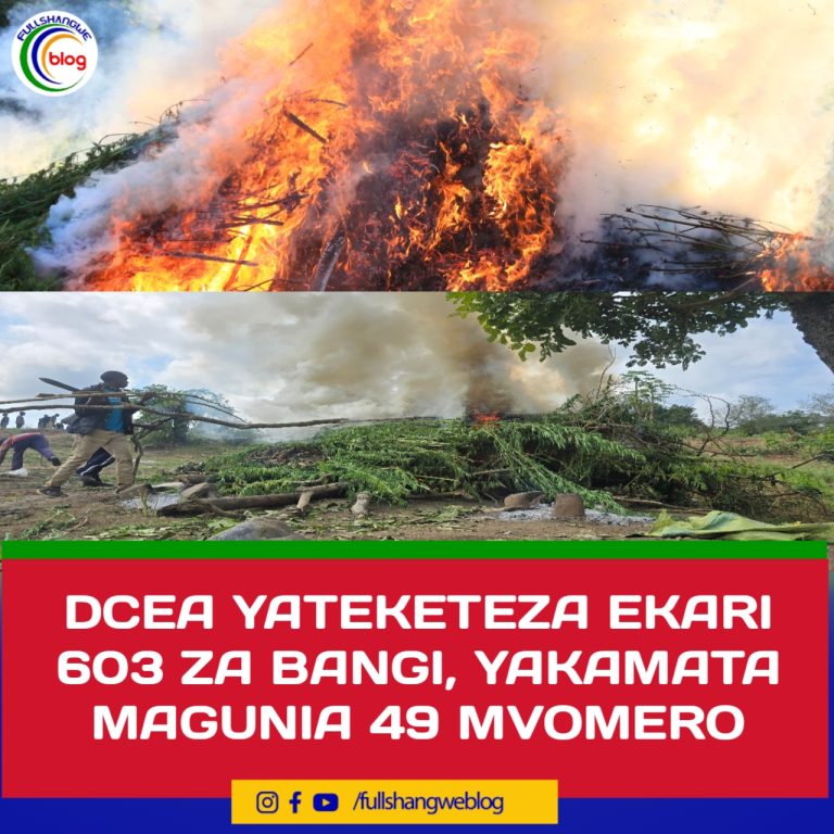 DCEA YATEKETEZA EKARI 603 ZA BANGI, YAKAMATA MAGUNIA 49 MVOMERO