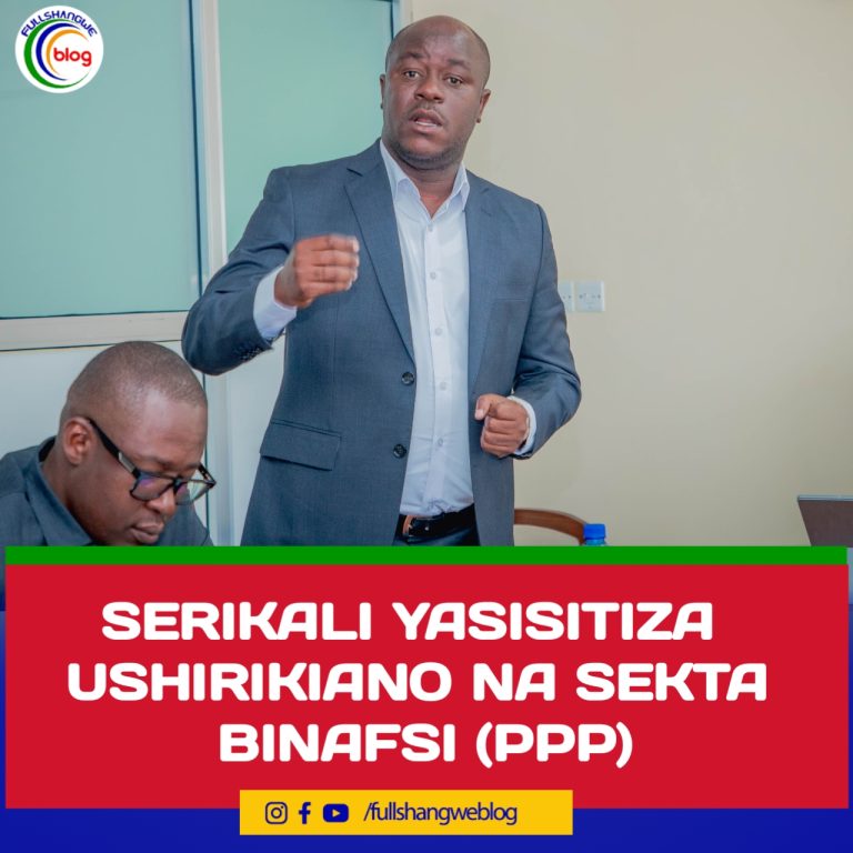 SERIKALI YASISITIZA USHIRIKIANO NA SEKTA BINAFSI (PPP)