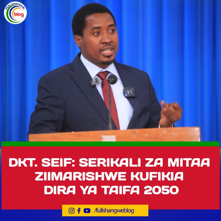 DKT. SEIF: SERIKALI ZA MITAA ZIIMARISHWE KUFIKIA DIRA YA TAIFA 2050