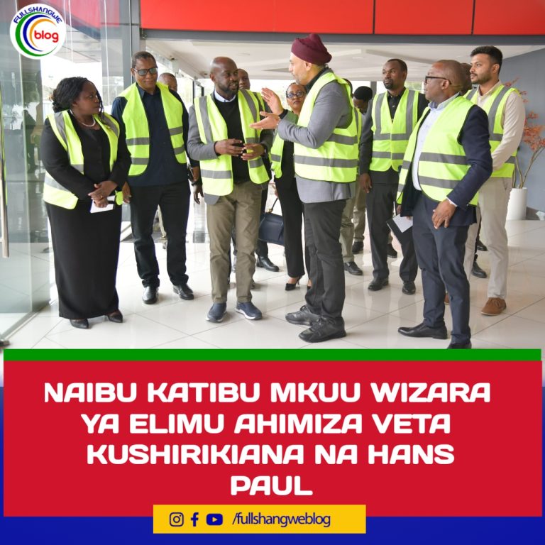 NAIBU KATIBU MKUU WIZARA YA ELIMU AHIMIZA VETA KUSHIRIKIANA NA HANS PAUL