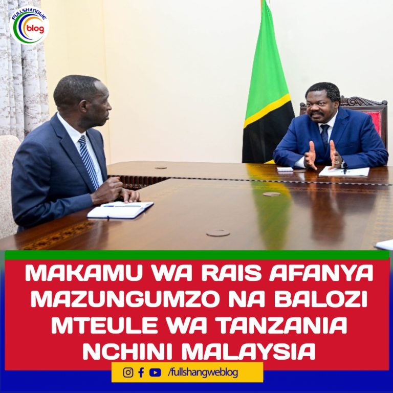 MAKAMU WA RAIS AFANYA MAZUNGUMZO NA BALOZI MTEULE WA TANZANIA NCHINI MALAYSIA