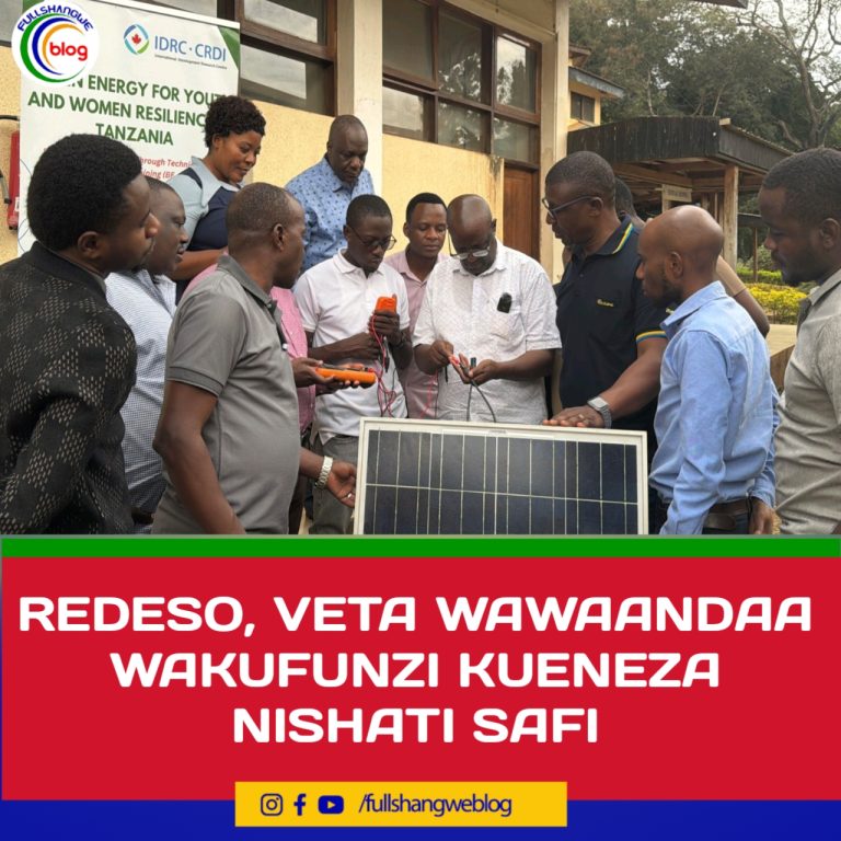 REDESO, VETA WAWAANDAA WAKUFUNZI KUENEZA NISHATI SAFI