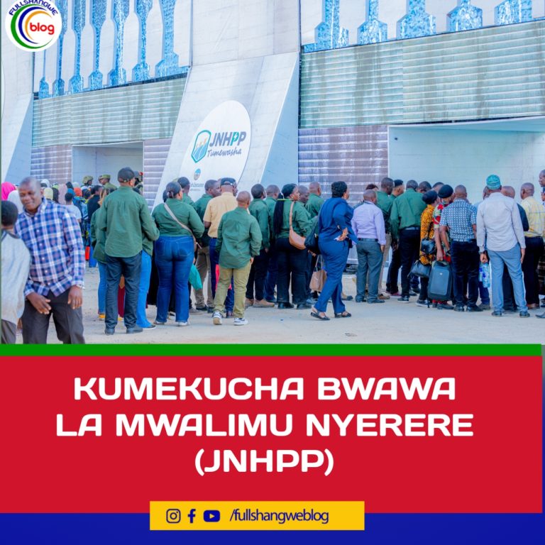 KUMEKUCHA BWAWA LA MWALIMU NYERERE (JNHPP)
