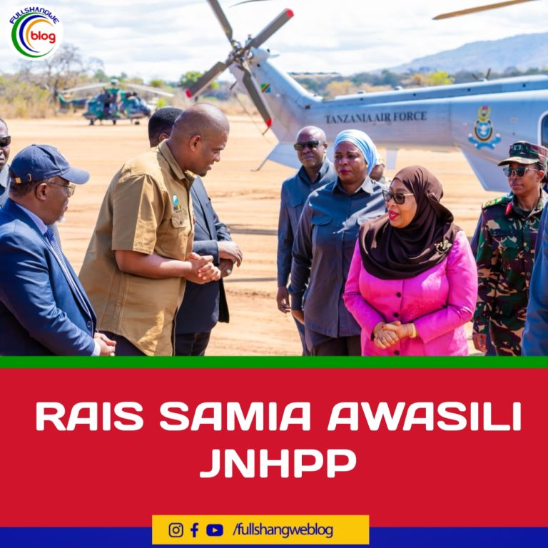 RAIS SAMIA AWASILI JNHPP