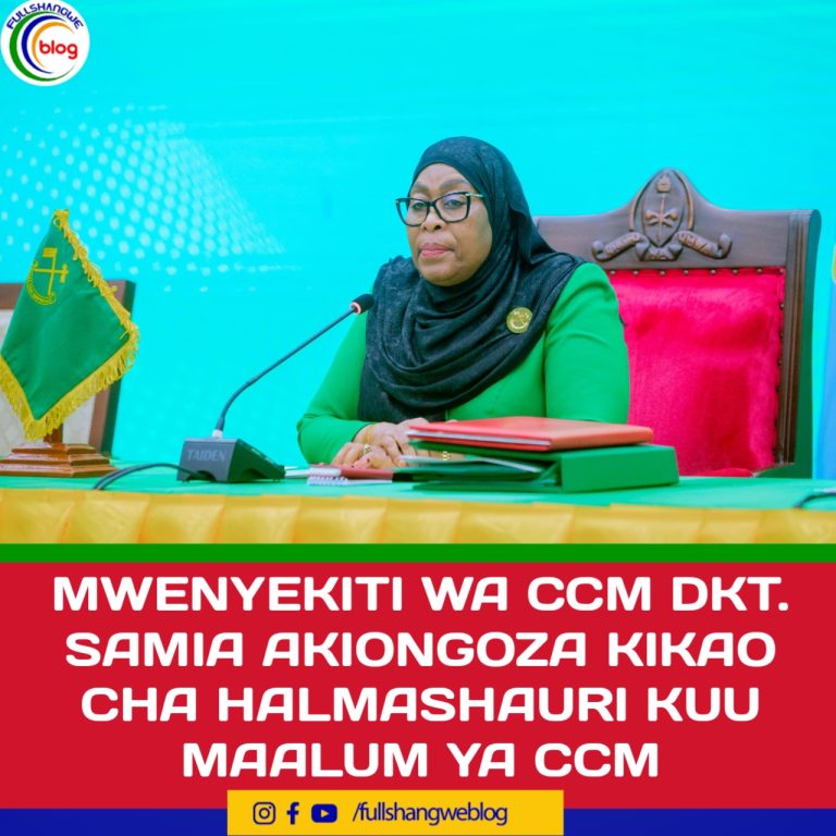 MWENYEKITI WA CCM DKT. SAMIA AKIONGOZA KIKAO CHA HALMASHAURI KUU MAALUM YA CCM