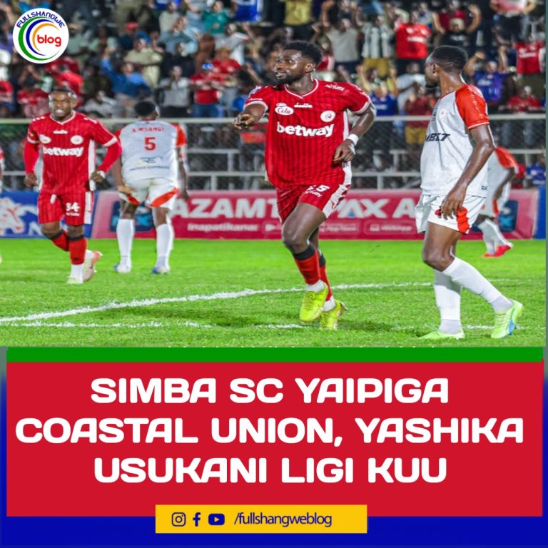 SIMBA SC YAIPIGA COASTAL UNION, YASHIKA USUKANI LIGI KUU