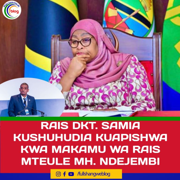 RAIS DKT. SAMIA KUSHUHUDIA KUAPISHWA KWA MAKAMU WA RAIS MTEULE MH. NDEJEMBI