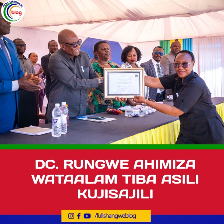 DC. RUNGWE AHIMIZA WATAALAM TIBA ASILI KUJISAJILI