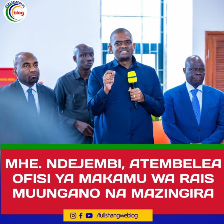 MHE. NDEJEMBI, ATEMBELEA OFISI YA MAKAMU WA RAIS MUUNGANO NA MAZINGIRA