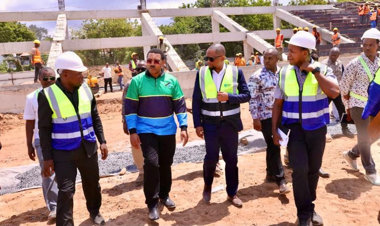 DKT. MWIGULU AAGIZA KASI YA UJENZI WA VIWANJA VYA MAZOEZI VYA AFCON IONGEZEKE