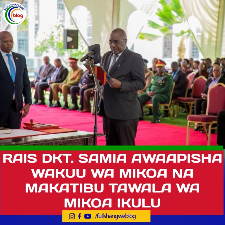 RAIS DKT. SAMIA AWAAPISHA WAKUU WA MIKOA NA MAKATIBU TAWALA WA MIKOA IKULU