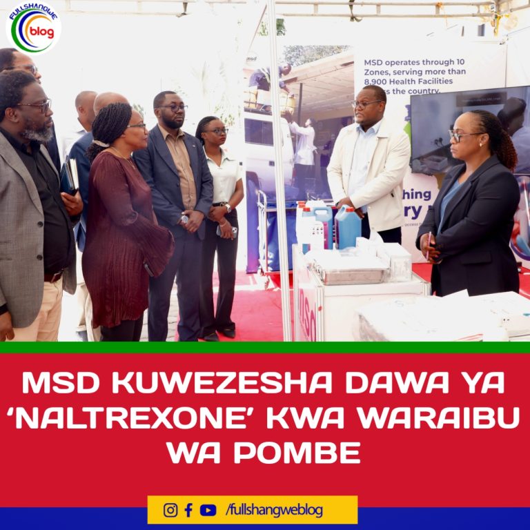 MSD KUWEZESHA DAWA YA ‘NALTREXONE’ KWA WARAIBU WA POMBE