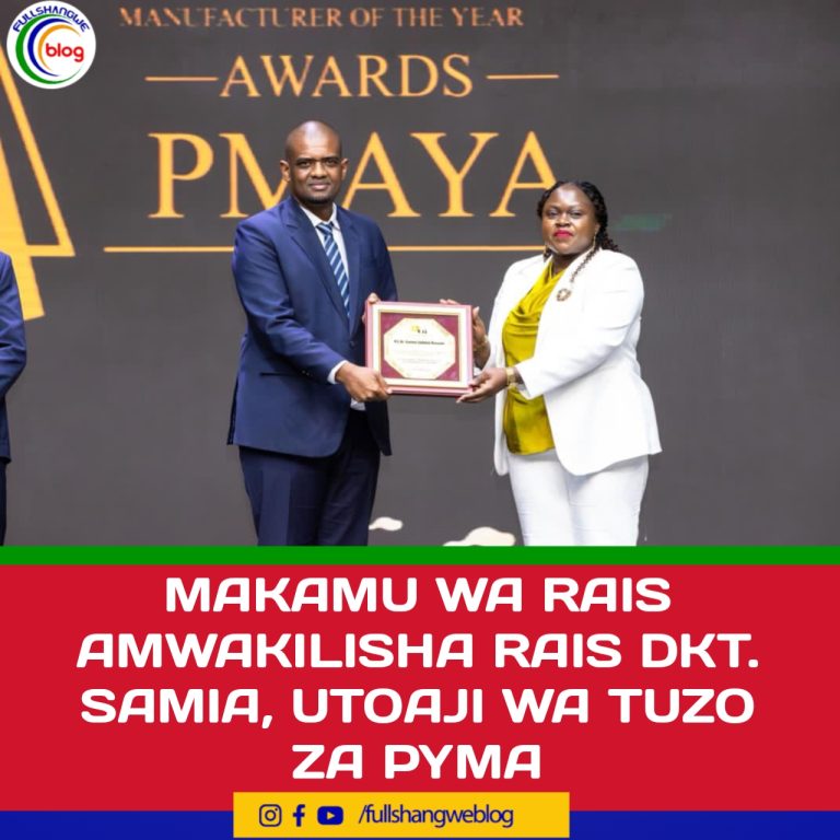 MAKAMU WA RAIS AMWAKILISHA RAIS DKT. SAMIA SULUHU HASSAN, UTOAJI WA TUZO ZA PYMA