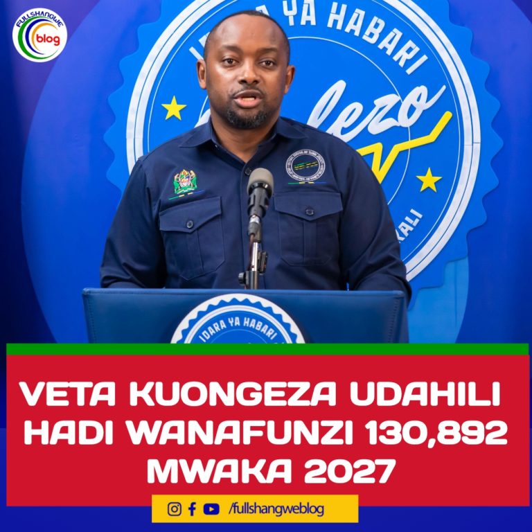 VETA KUONGEZA UDAHILI HADI WANAFUNZI 130,892 MWAKA 2027