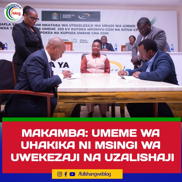 MAKAMBA: UMEME WA UHAKIKA NI MSINGI WA UWEKEZAJI NA UZALISHAJI