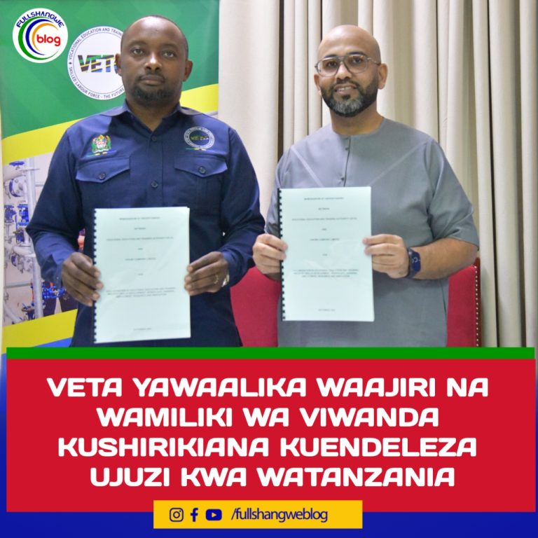 VETA YAWAALIKA WAAJIRI NA WAMILIKI WA VIWANDA KUSHIRIKIANA KUENDELEZA UJUZI KWA WATANZANIA