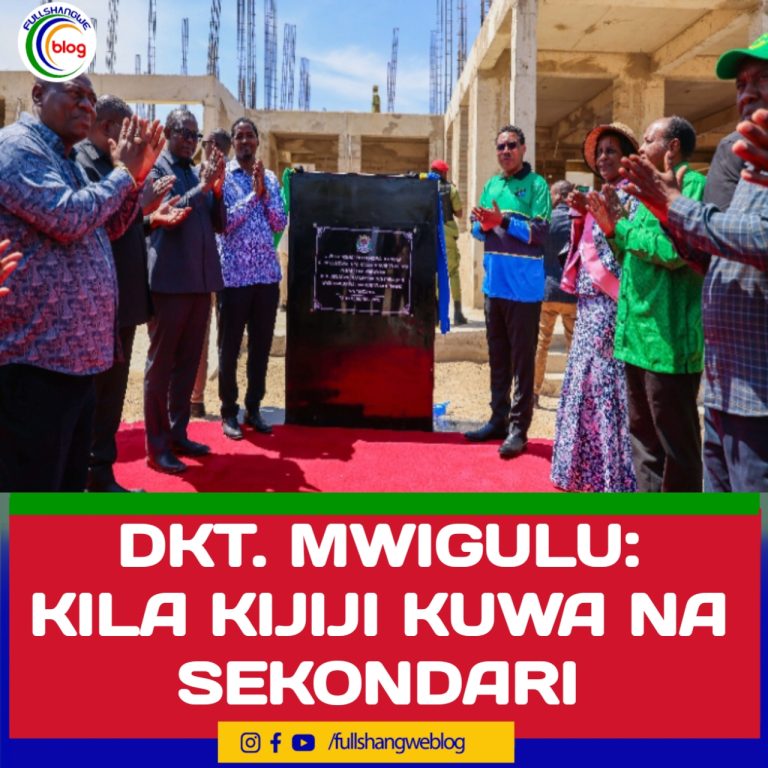 DKT. MWIGULU: KILA KIJIJI KUWA NA SEKONDARI