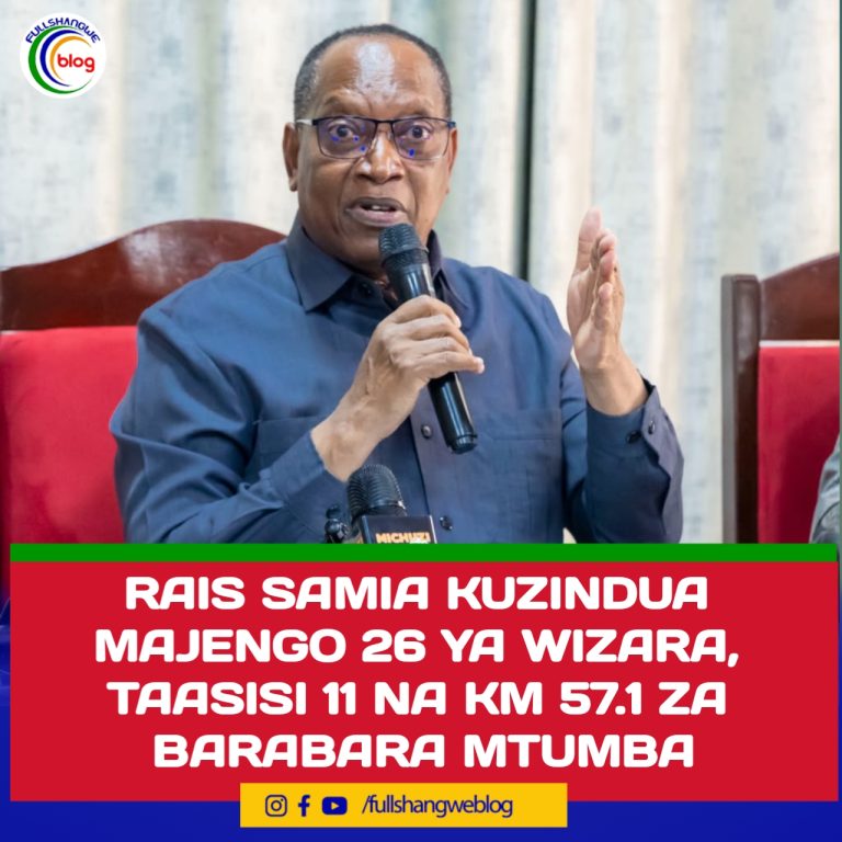 RAIS SAMIA KUZINDUA MAJENGO 26 YA WIZARA, TAASISI 11 NA KM 57.1 ZA BARABARA MTUMBA