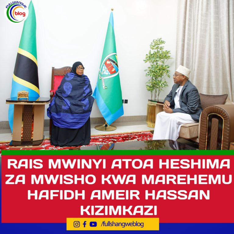 RAIS MWINYI ATOA HESHIMA ZA MWISHO KWA MAREHEMU HAFIDH AMEIR HASSAN KIZIMKAZI