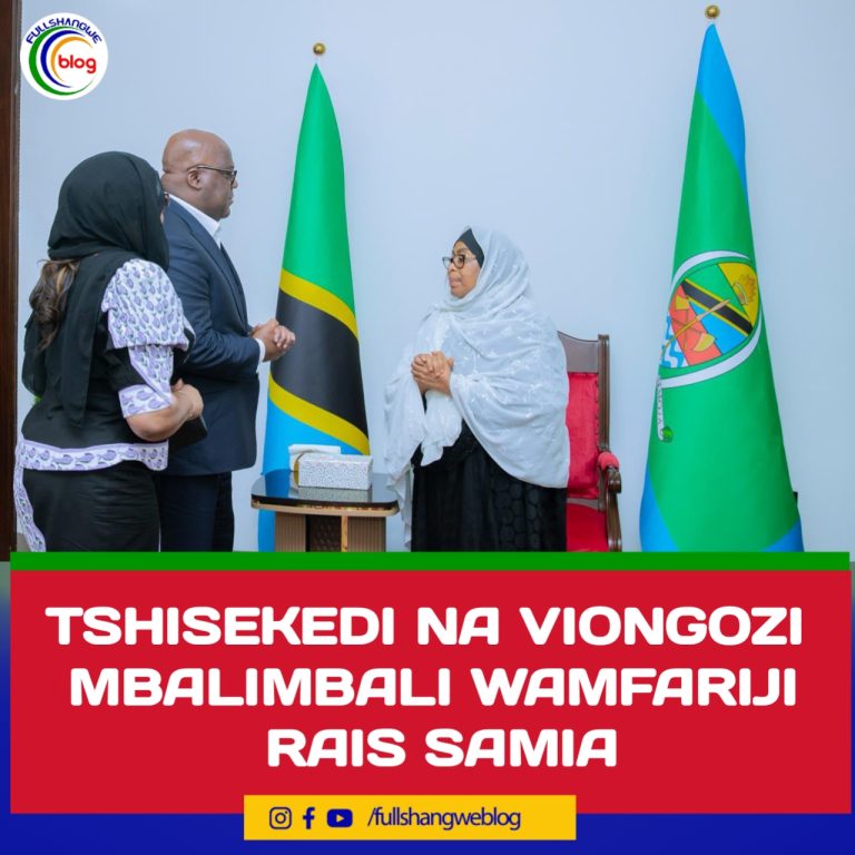 TSHISEKEDI NA VIONGOZI MBALIMBALI WAMFARIJI RAIS SAMIA