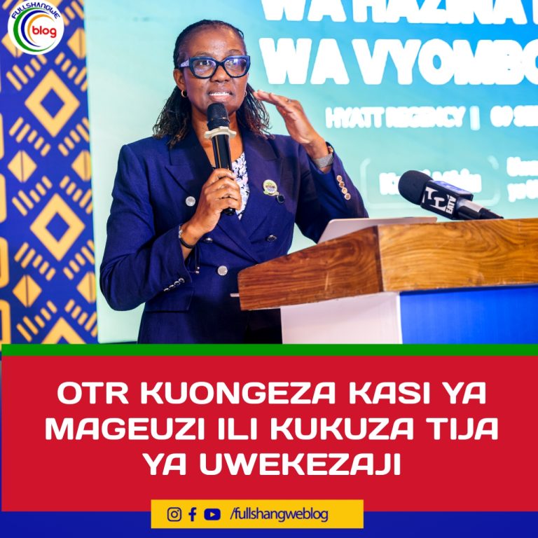 OTR KUONGEZA KASI YA MAGEUZI ILI KUKUZA TIJA YA UWEKEZAJI