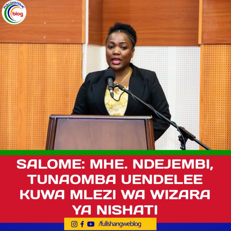SALOME: MHE. NDEJEMBI, TUNAOMBA UENDELEE KUWA MLEZI WA WIZARA YA NISHATI