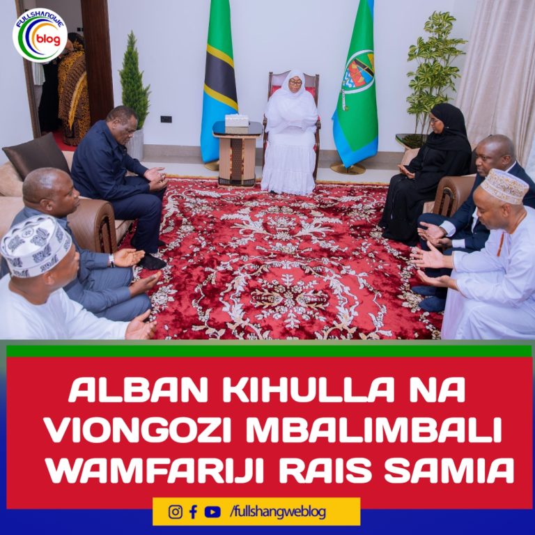 ALBAN KIHULLA NA VIONGOZI MBALIMBALI WAMFARIJI RAIS SAMIA