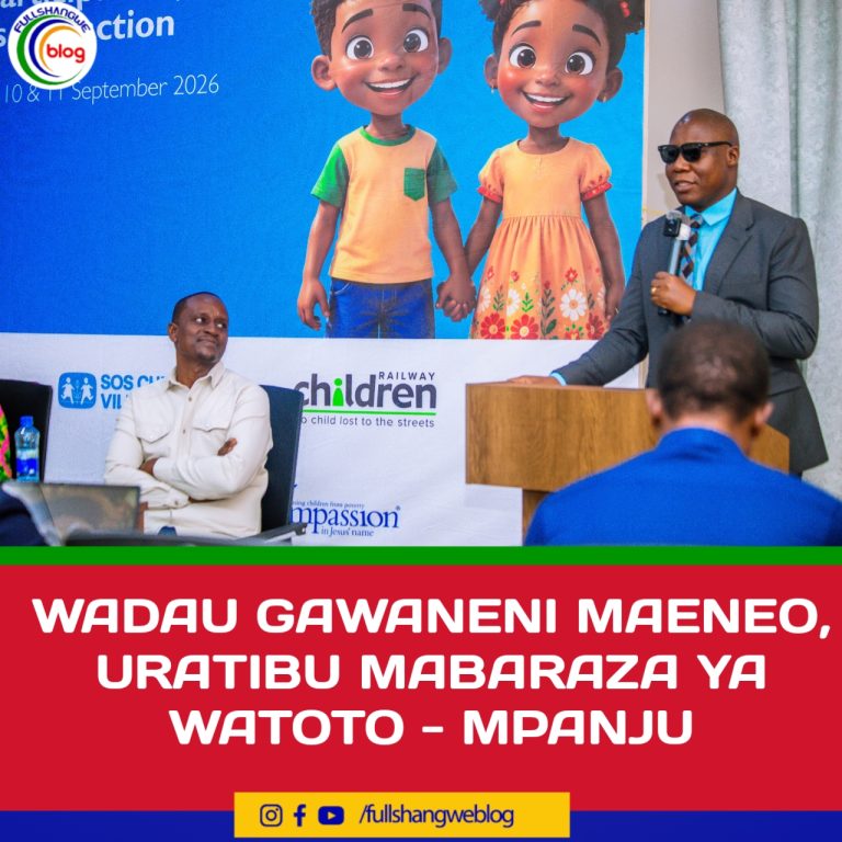 WADAU GAWANENI MAENEO, URATIBU MABARAZA YA WATOTO – MPANJU