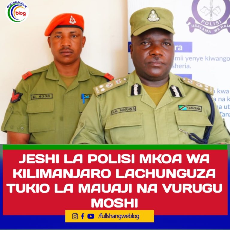 JESHI LA POLISI MKOA WA KILIMANJARO LACHUNGUZA TUKIO LA MAUAJI NA VURUGU MOSHI