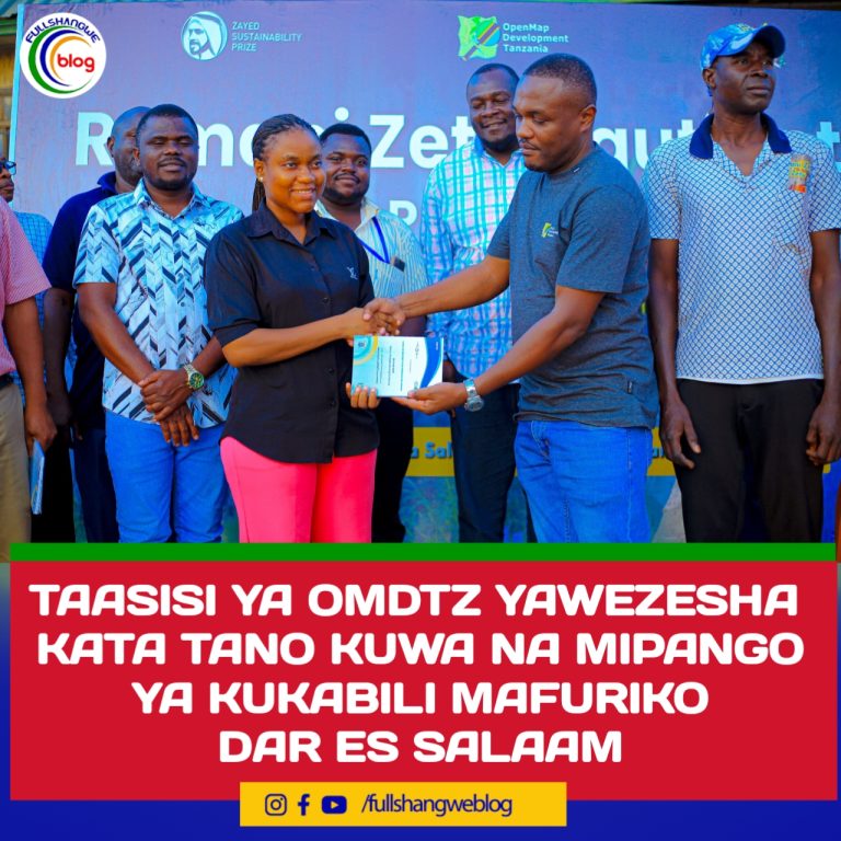 TAASISI YA OMDTZ YAWEZESHA KATA TANO KUWA NA MIPANGO YA KUKABILI MAFURIKO DAR ES SALAAM