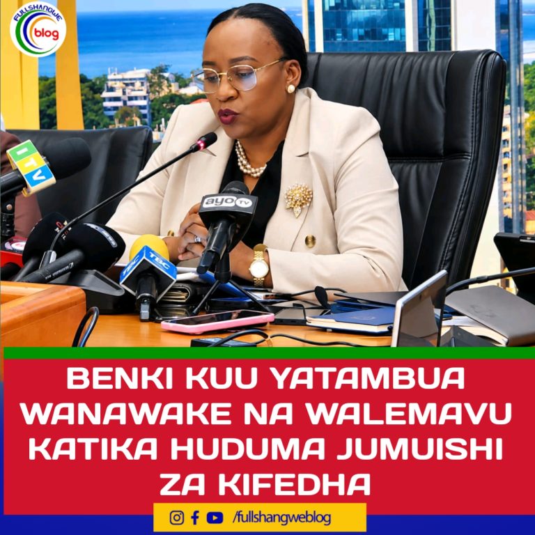 BENKI KUU YATAMBUA WANAWAKE NA WALEMAVU KATIKA HUDUMA JUMUISHI ZA KIFEDHA