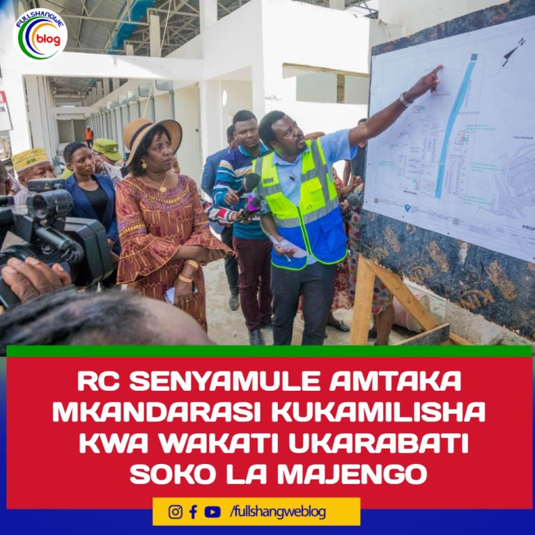 RC SENYAMULE AMTAKA MKANDARASI KUKAMILISHA KWA WAKATI UKARABATI SOKO LA MAJENGO 