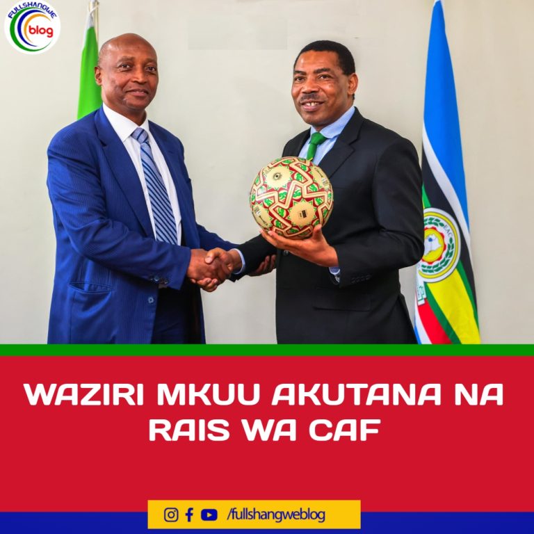 WAZIRI MKUU AKUTANA NA RAIS WA CAF