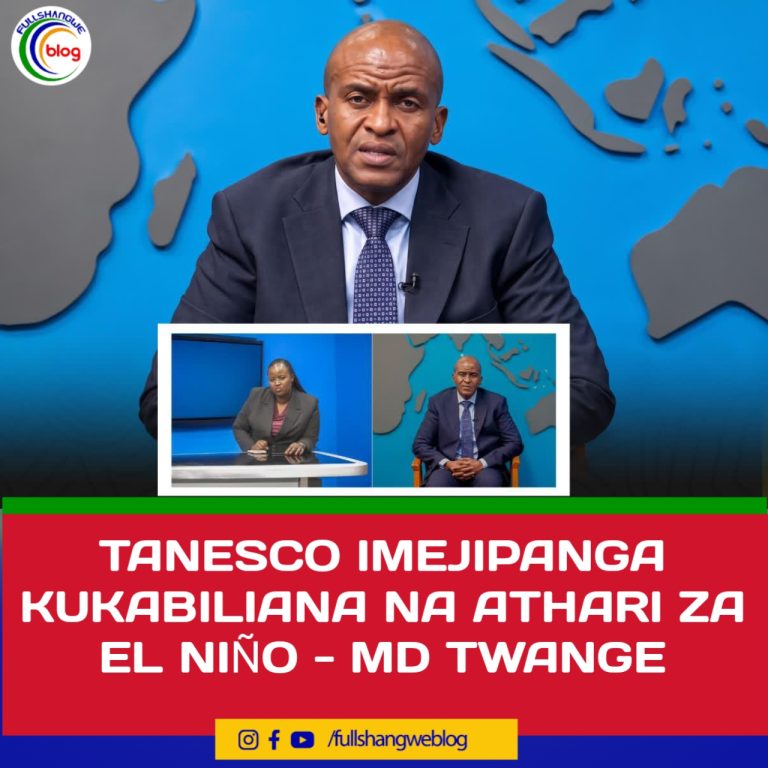 TANESCO IMEJIPANGA KUKABILIANA NA ATHARI ZA EL NIÑO – MD TWANGE