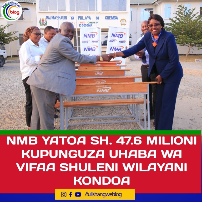 NMB YATOA SH. 47.6 MILIONI KUPUNGUZA UHABA WA VIFAA SHULENI WILAYANI KONDOA