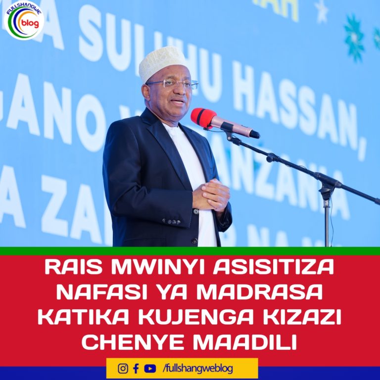 RAIS MWINYI ASISITIZA NAFASI YA MADRASA KATIKA KUJENGA KIZAZI CHENYE MAADILI