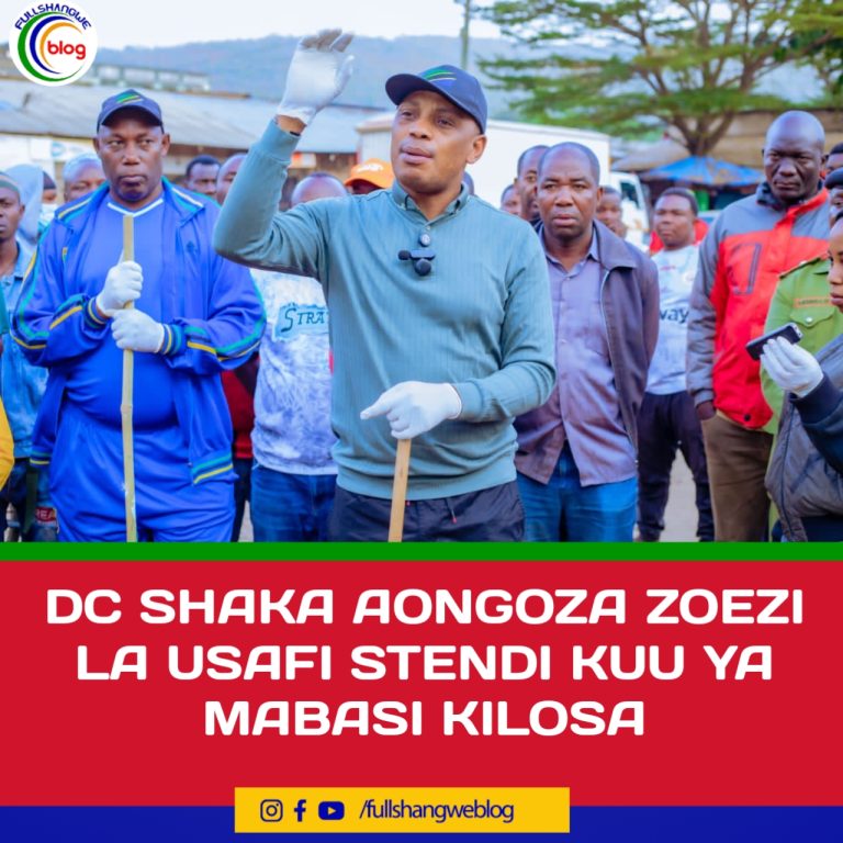 DC SHAKA AONGOZA ZOEZI LA USAFI STENDI KUU YA MABASI KILOSA