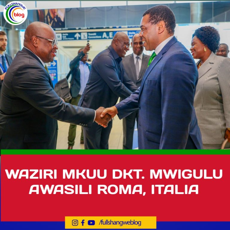WAZIRI MKUU DKT. MWIGULU AWASILI ROMA, ITALIA