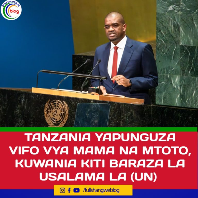 TANZANIA YAPUNGUZA VIFO VYA MAMA NA MTOTO, KUWANIA KITI BARAZA LA USALAMA LA (UN)