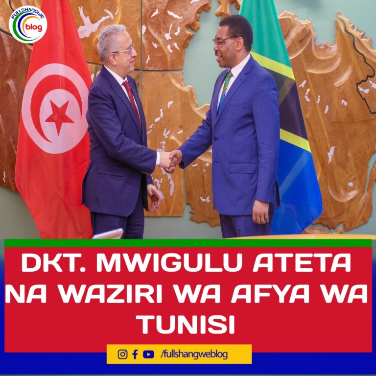 DKT. MWIGULU ATETA NA WAZIRI WA AFYA WA TUNISI