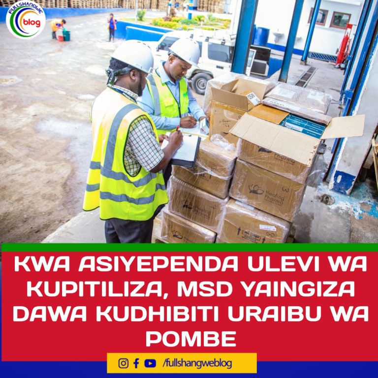 KWA ASIYEPENDA ULEVI WA KUPITILIZA, MSD YAINGIZA DAWA KUDHIBITI URAIBU WA POMBE