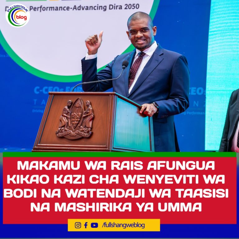 MAKAMU WA RAIS AFUNGUA KIKAO KAZI CHA WENYEVITI WA BODI NA WATENDAJI WA TAASISI NA MASHIRIKA YA UMMA