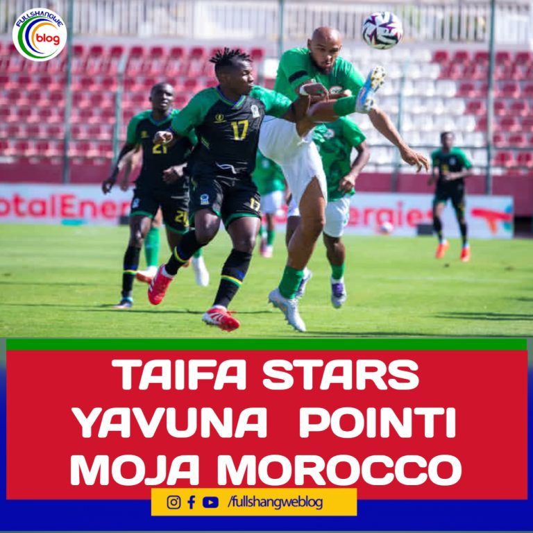 TAIFA STARS YAVUNA POINTI MOJA MOROCCO