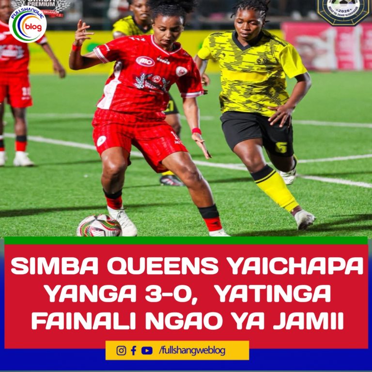 SIMBA QUEENS YAICHAPA YANGA 3-0, YATINGA FAINALI NGAO YA JAMII
