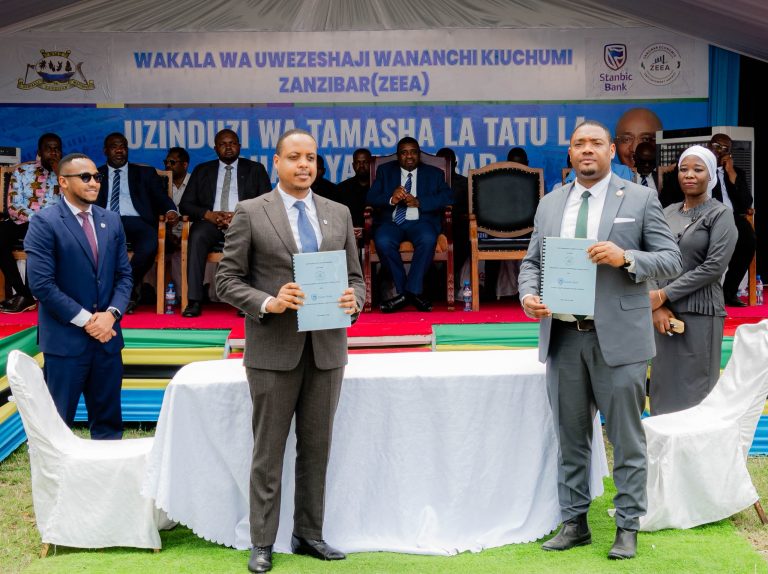 STANBIC NA ZEEA WASAINI MAKUBALIANO YA USHIRIKIANO WA MIAKA MITANO KUKUZA BIASHARA ZANZIBAR